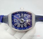 Franck Muller Vanguard Yachting V45 Iced Out diamond Watch - New Replica